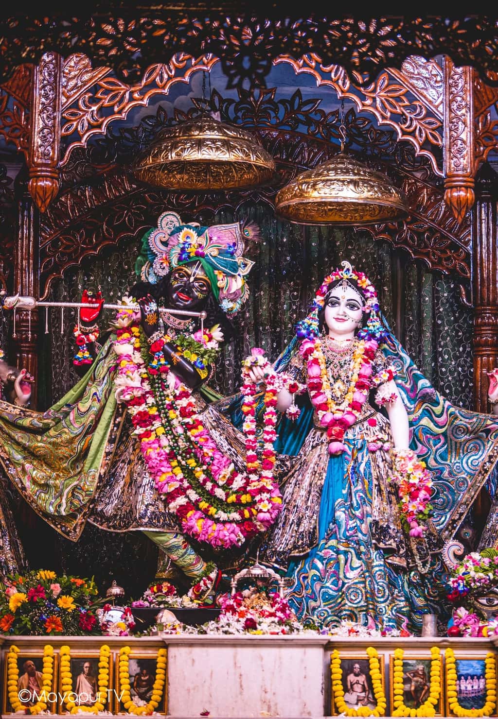 The deities at ISKCON Palamu